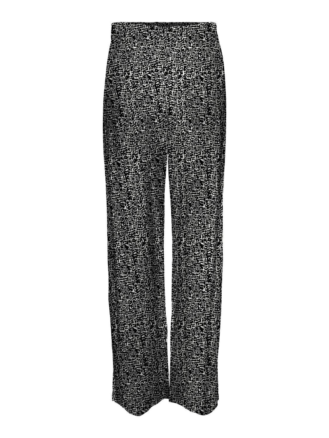 VMEASY HW WIDE PANTS R1 WVN GA Snow White/Fia