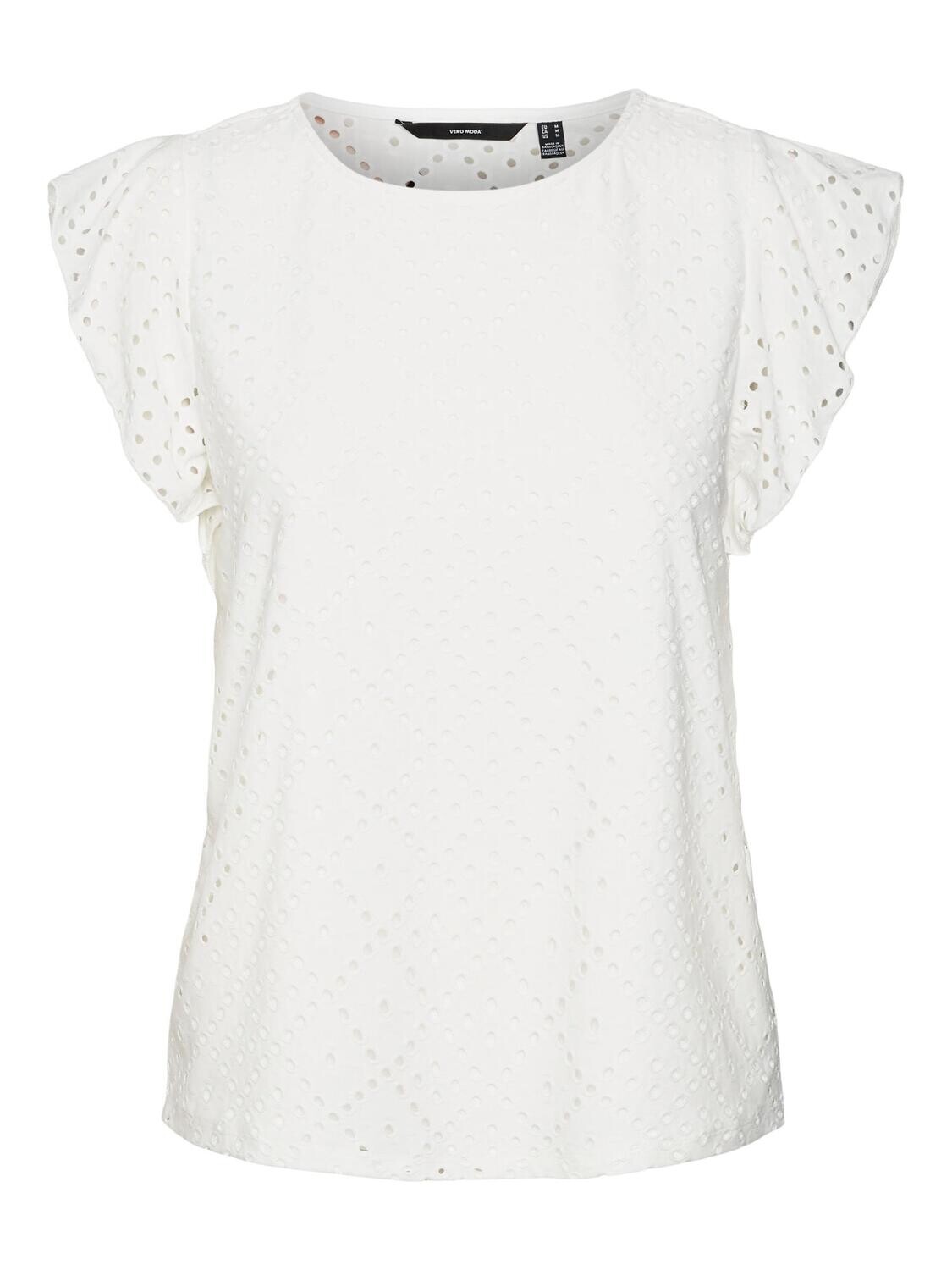 VMTASSA SL FRILL TOP NOOS Snow White