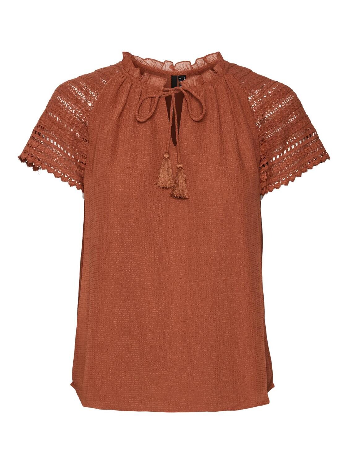VMSARA S/S MIDI TOP EXP Barn Red