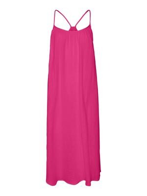 VMNATALI NIA SINGLET 7/8 DRESS WVN Pink Yarrow