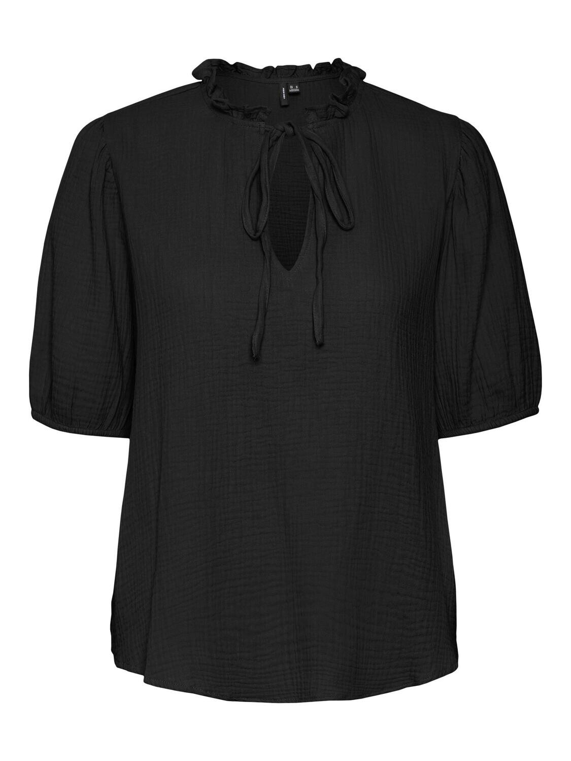 VMNATALI NIA 2/4 WIDE TOP WVN Black
