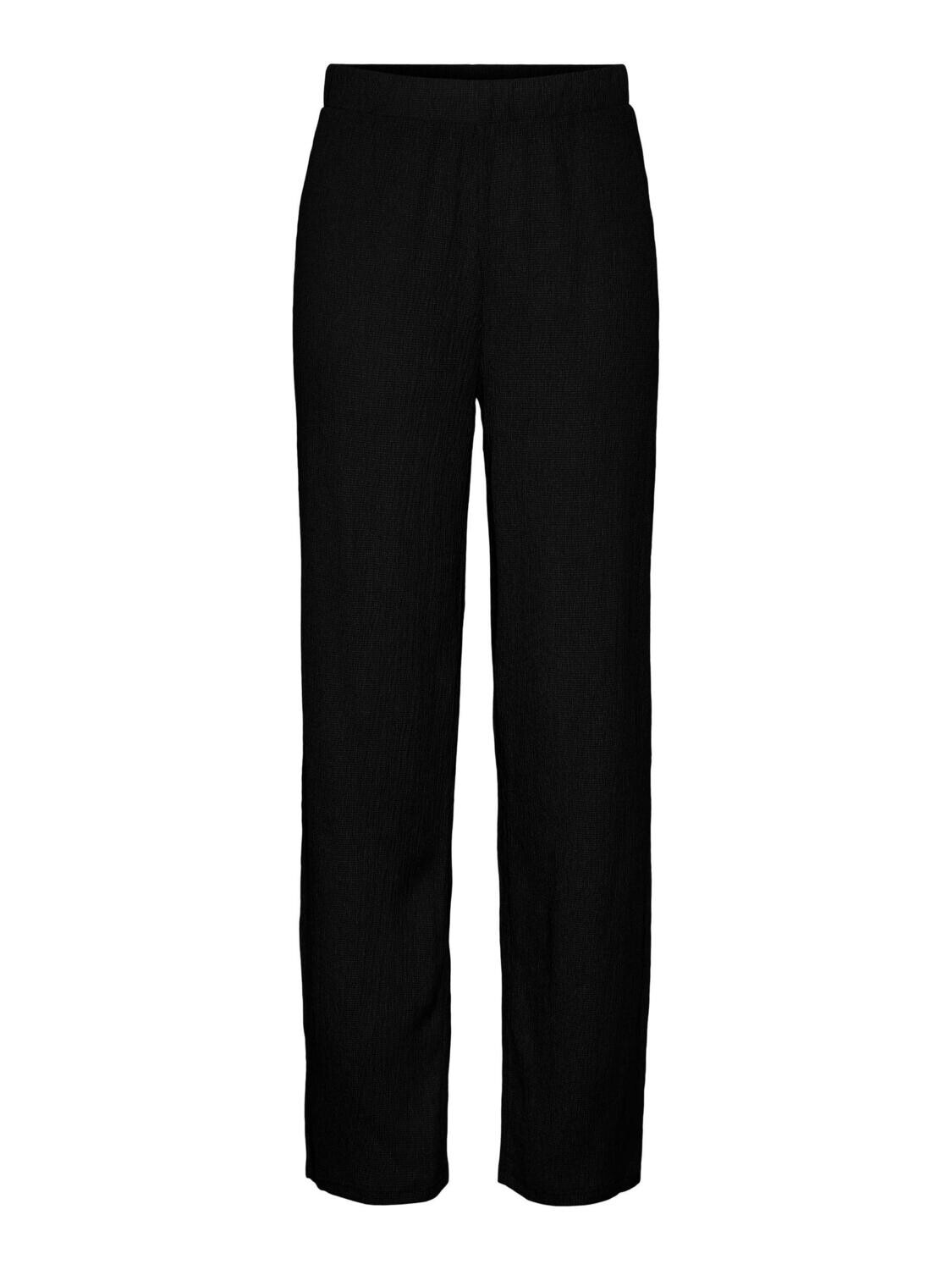 PCLUNA WIDE PANTS SA BC Black