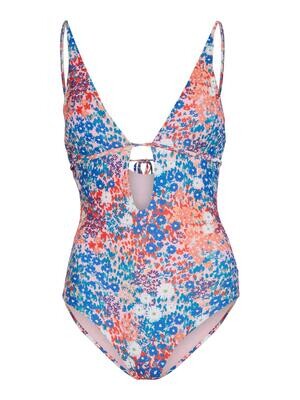 VIPOLINA SWIMSUIT/EF Coral Cloud-FLOWER PRINT