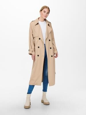 ONLCHLOE TRENCHCOAT DOUBLE B. OTW NOOS Tannin