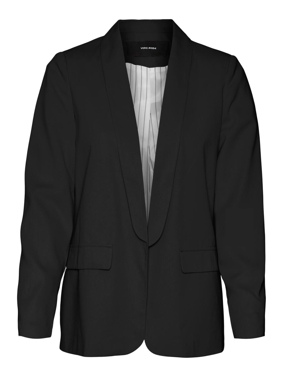VMPAISLEY L/S WOVEN BLAZER EXC Black
