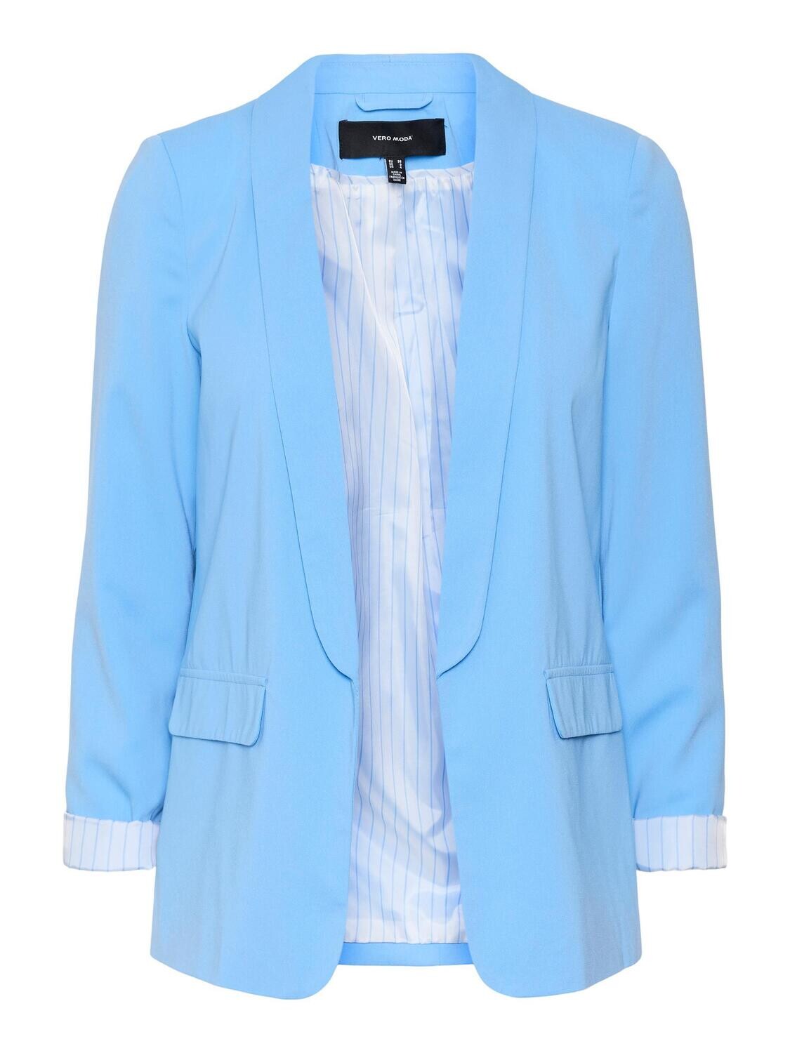 VMPAISLEY L/S WOVEN BLAZER EXC Little Boy Blue