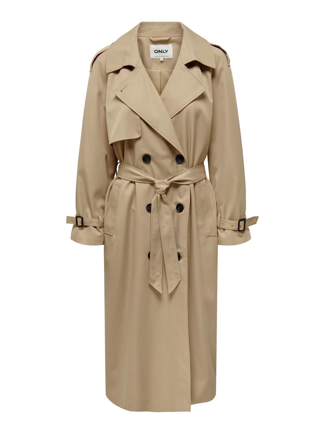 ONLCHLOE TRENCHCOAT DOUBLE B. OTW NOOS Tannin