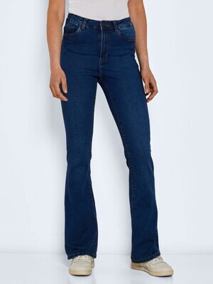 NMSALLIE HW FLARE JEANS VI021MB TALL L36 Medium Blue Denim