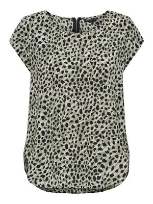 ONLVIC S/S AOP TOP NOOS PTM Seagrass/Animal clas