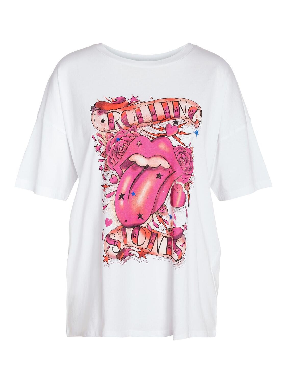 NMIDA RS S/S T-SHIRT FWD Bright White-ROLLING STONES