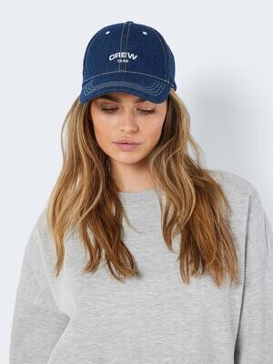 NMCEDRIC BASEBALL STICH CAP EM Medium Blue Denim/CO