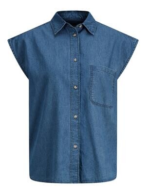 JXLAYLA SL CHAMBRAY SHIRT SN Light Blue Denim
