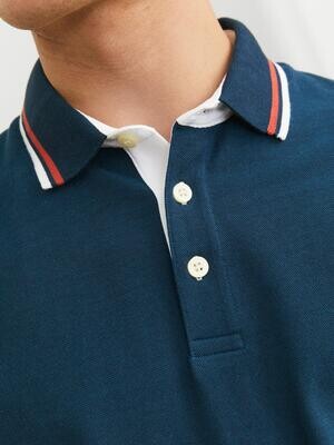 JJEPAULOS POLO SS NOOS Sailor Blue/PLAY
