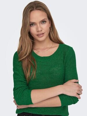 ONLGEENA XO L/S PULLOVER KNT NOOS Abundant Green