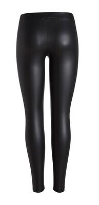 PCNEW SHINY FLEECE LEGGINGS NOOS Black