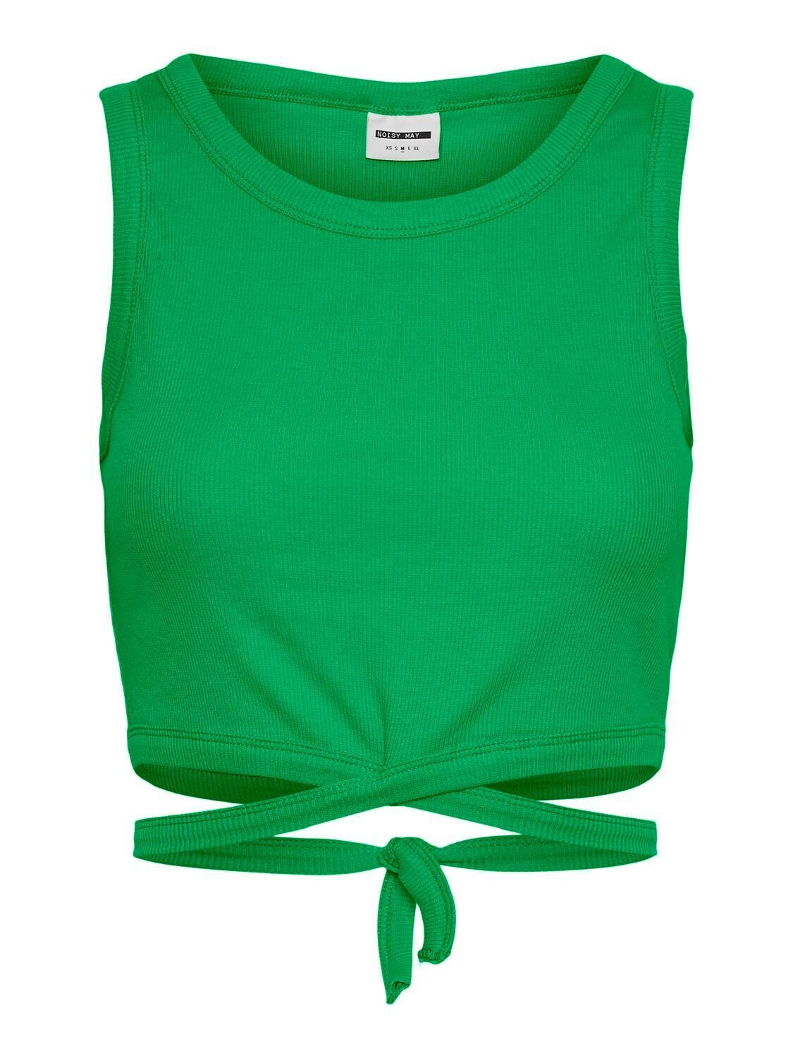 NMMAYA S/L TIE FRONT TOP Island Green