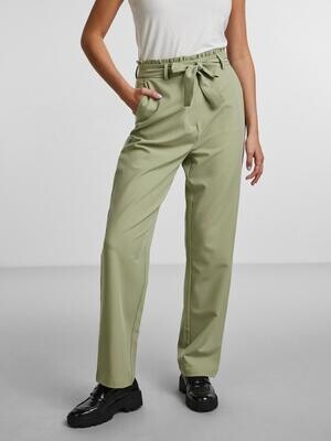 PCBOSELLA HW PAPERBAG STRAIGHT PANT NOOS Tea
