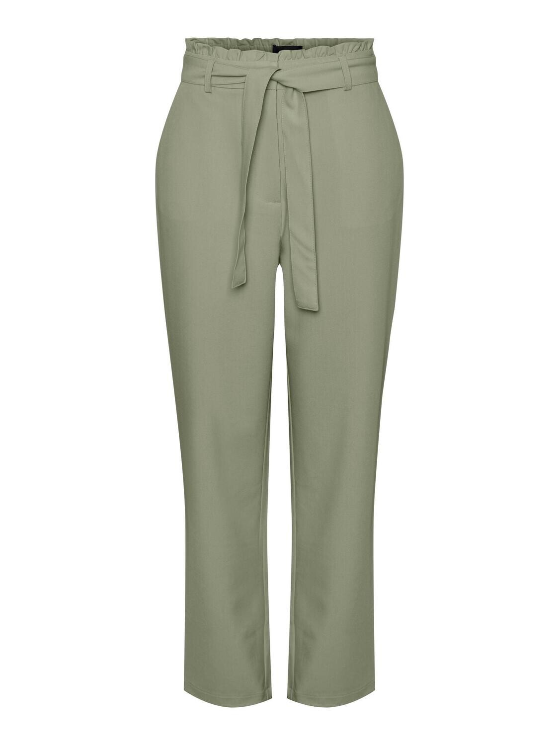 PCBOSELLA HW PAPERBAG STRAIGHT PANT NOOS Tea