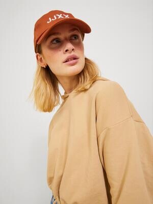 JXBASIC BIG LOGO BASEBALL CAP ACC NOOS Bombay Brown-Big logo front