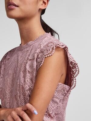PCOLLINE SL LACE TOP NOOS BC Woodrose