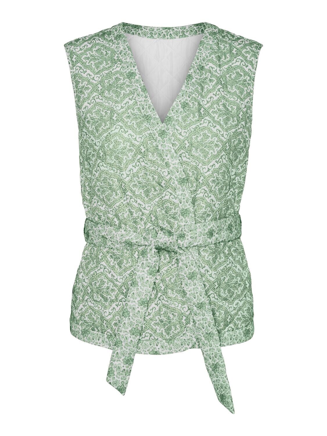 VMMAYA S/L BELT VEST WVN EXP Meadow Mist-LODEN FROST BANI