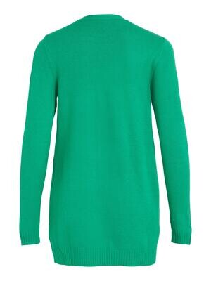 VIRIL OPEN L/S KNIT CARDIGAN - NOOS Bright Green/DARK ME