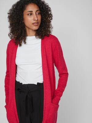 VIRIL OPEN L/S KNIT CARDIGAN - NOOS Love Potion/MELANGE