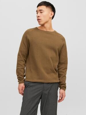 JJEHILL KNIT CREW NECK NOOS Otter/Twist