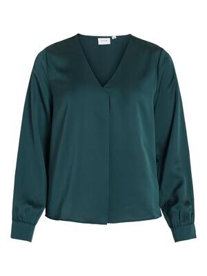 VIELLETTE V-NECK L/S TOP/SU - NOOS Ponderosa Pine