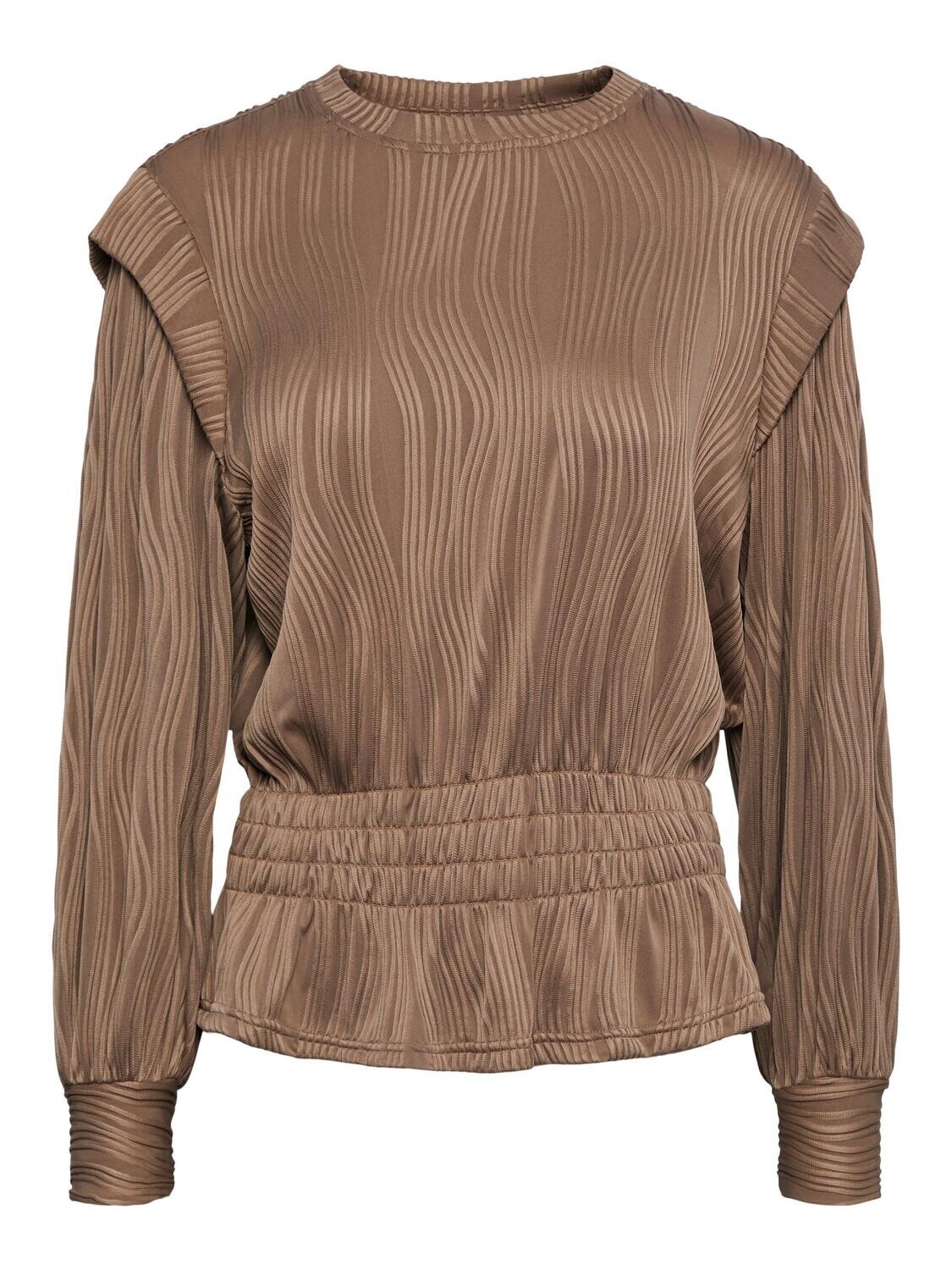 PCANELA LS SMOCK TOP Fossil