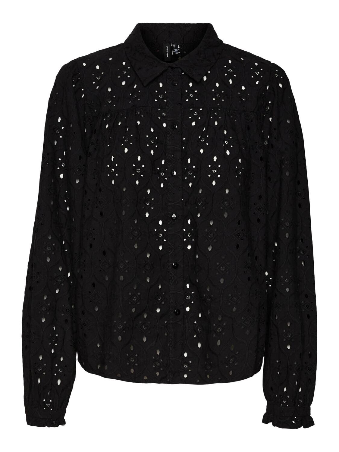VMAPENRI L/S SHIRT WVN BTQ Black