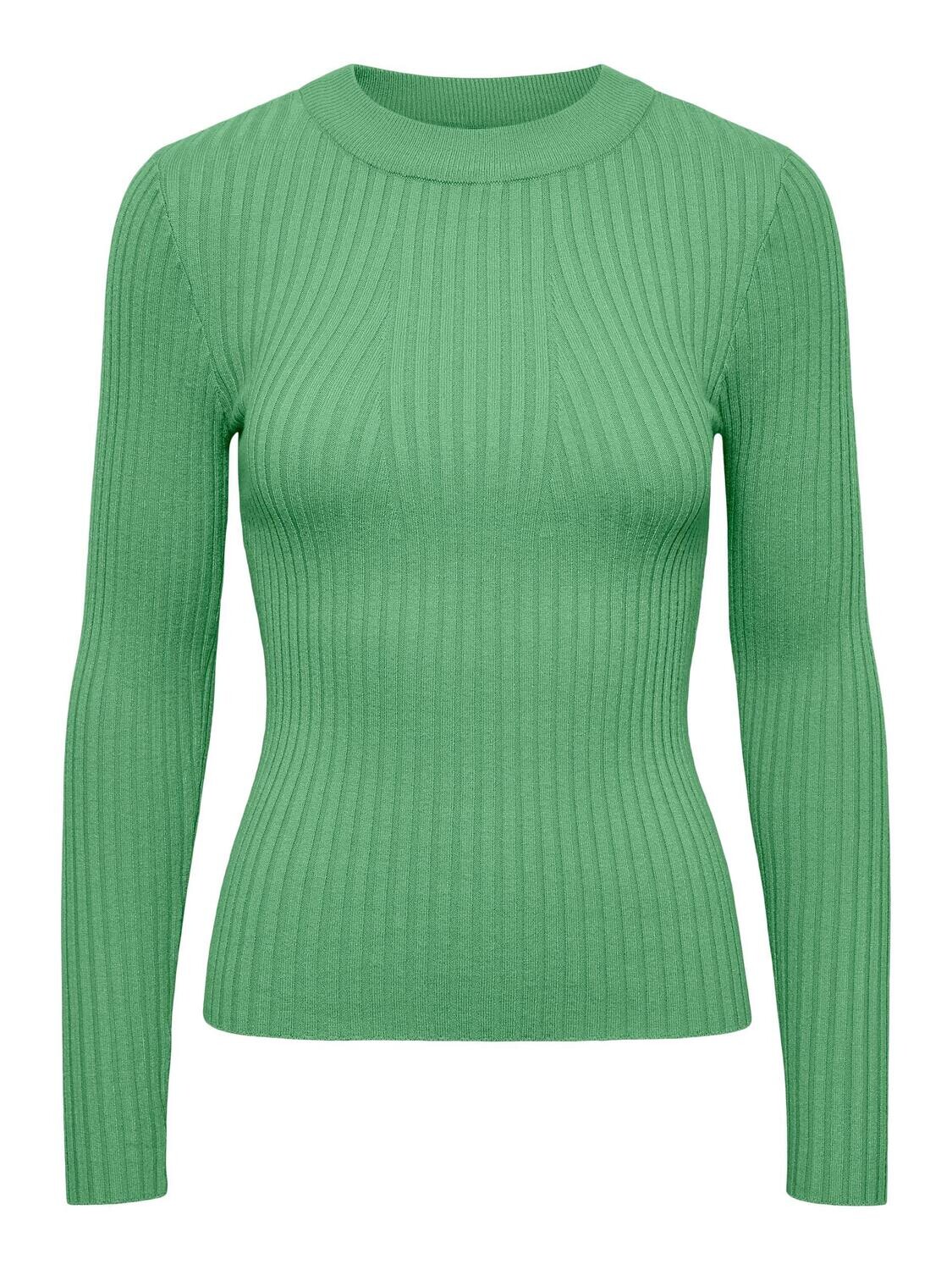 PCCRISTA LS O-NECK KNIT NOOS BC Absinthe Green