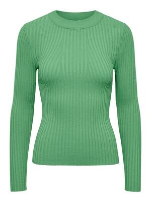PCCRISTA LS O-NECK KNIT NOOS BC Absinthe Green