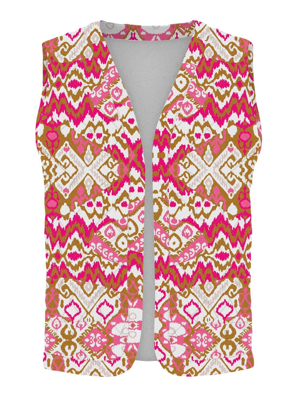 VMMAYA BOHO VEST EXP Snow White-HENNY