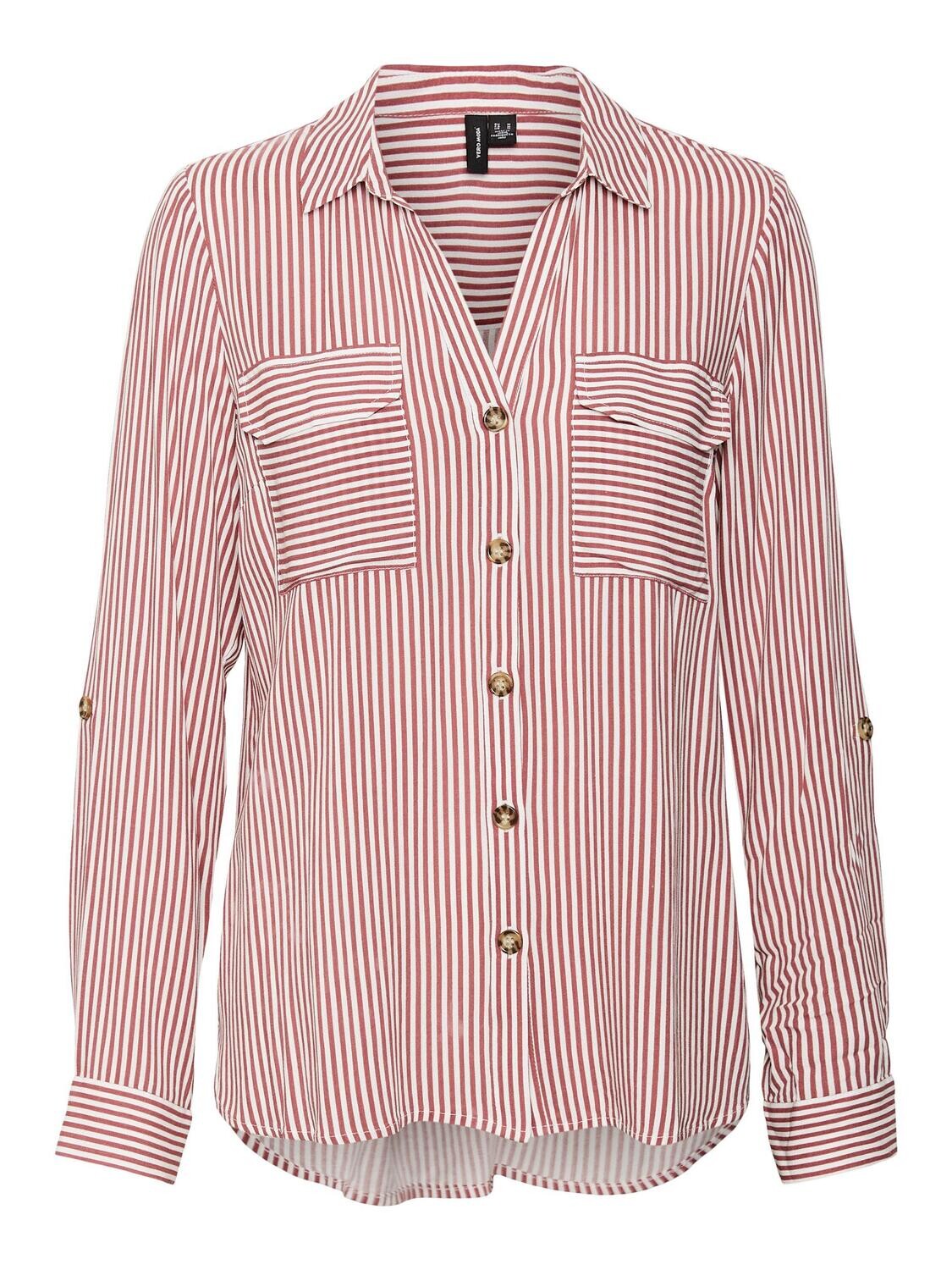 VMBUMPY L/S SHIRT NEW WVN GA NOOS Snow White-DRY ROSE