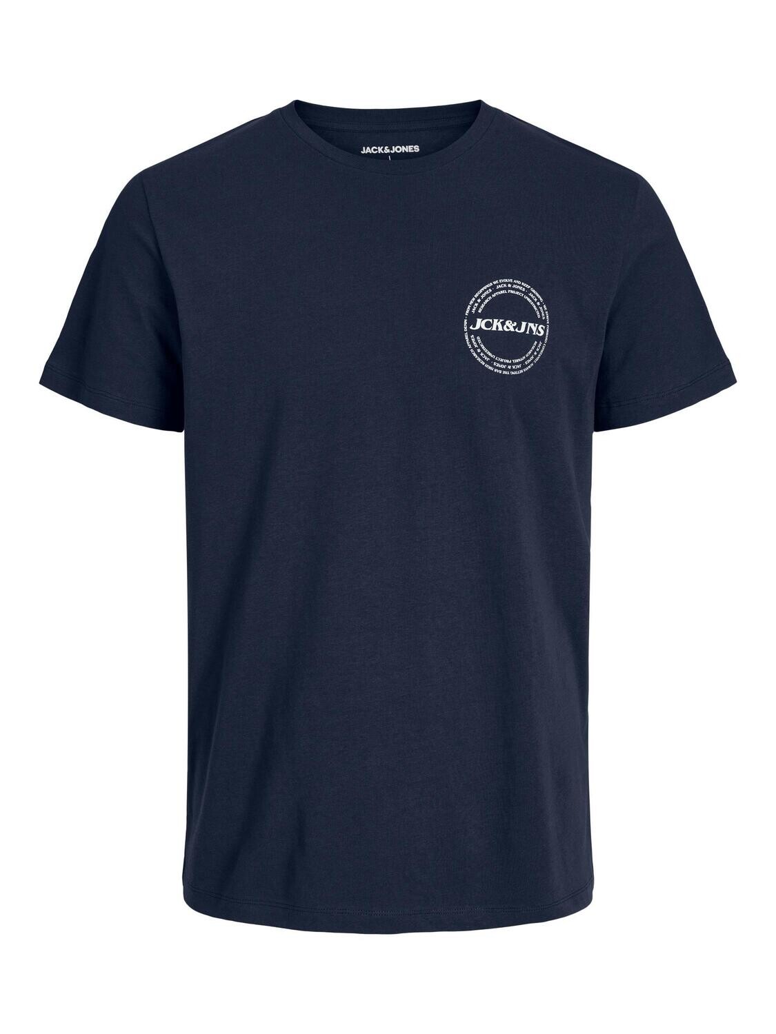 JJJAKE TEE SS CREW NECK Navy Blazer-SMALL