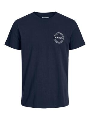 JJJAKE TEE SS CREW NECK Navy Blazer-SMALL