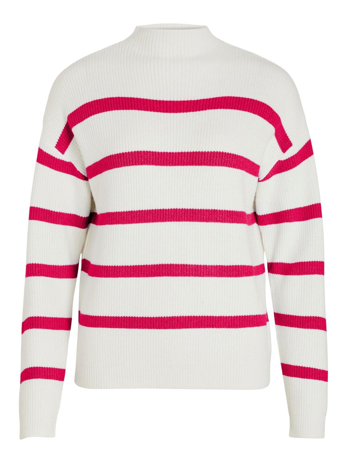 VIRIL MOCKNECK L/S KNIT RIB TOP 2- NOOS White Alyssum-LOVE POTION