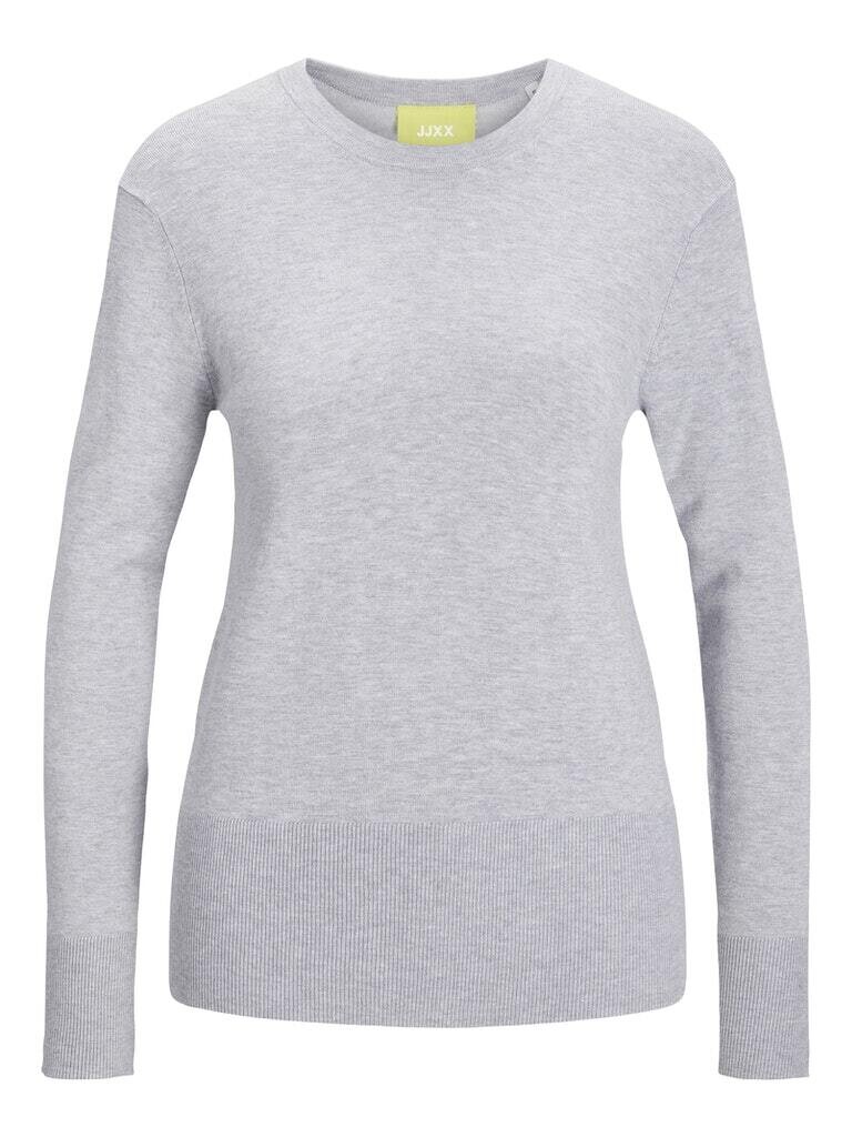 JXLARA SOFT CREW NECK KNIT SN Light Grey Melange