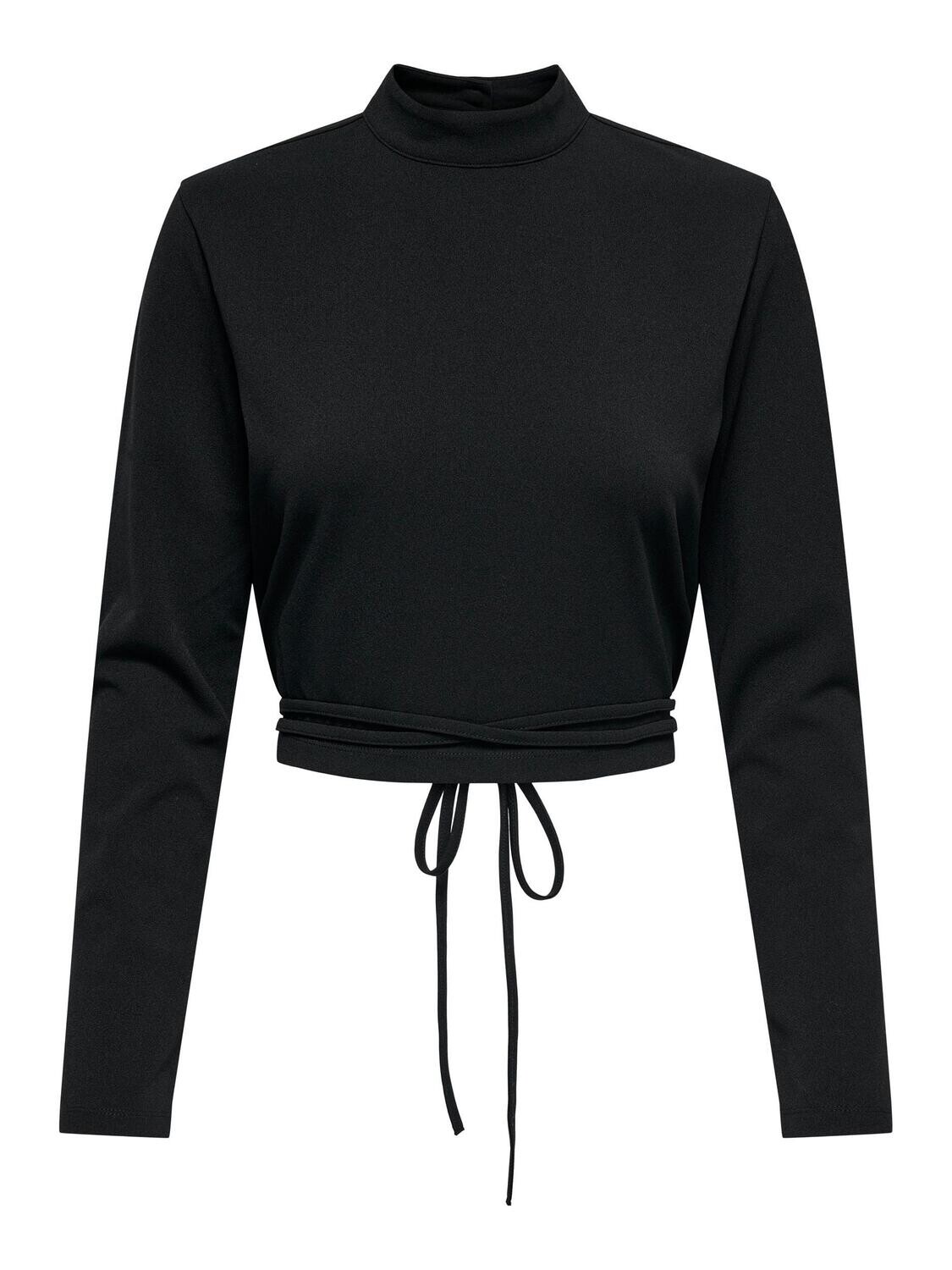 JDYGEGGO OPEN BACK L/S TOP JRS Black