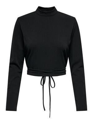 JDYGEGGO OPEN BACK L/S TOP JRS Black
