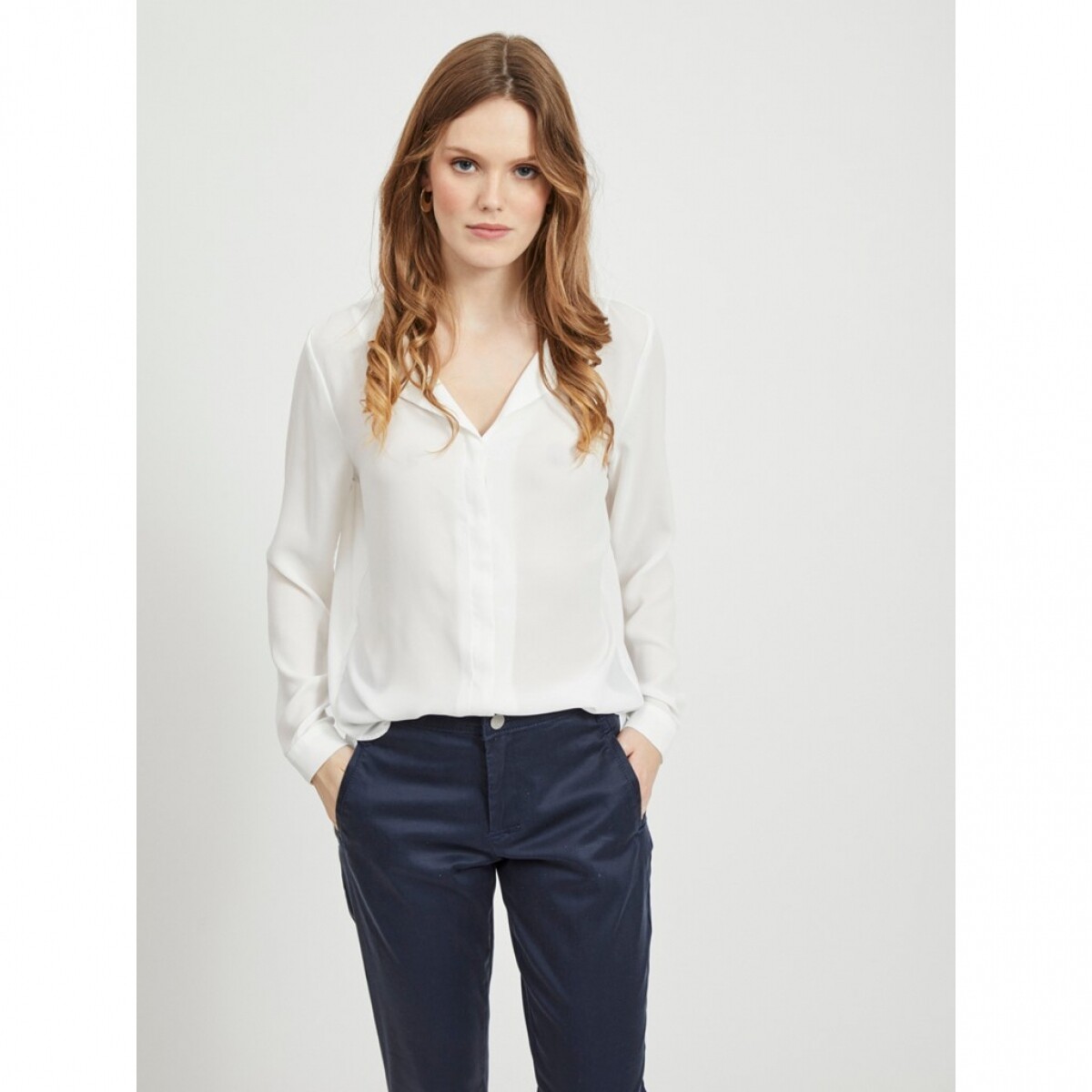 VILUCY L/S SHIRT - NOOS Snow White
