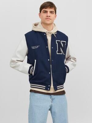 JORCOLLEGE WOOL BLEND BOMBER NOOS Total Eclipse