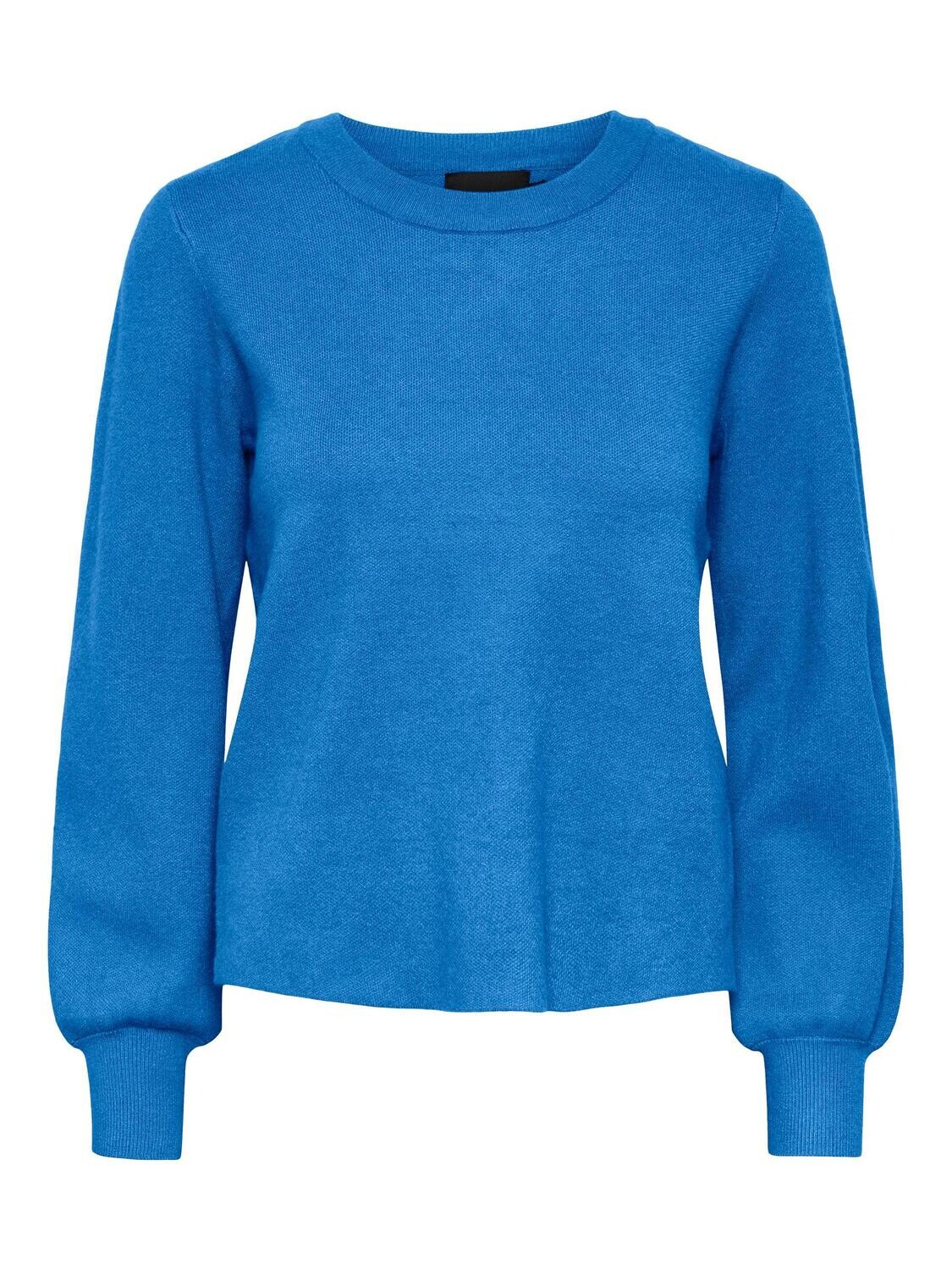 PCJENNA LS O-NECK KNIT NOOS BC French Blue