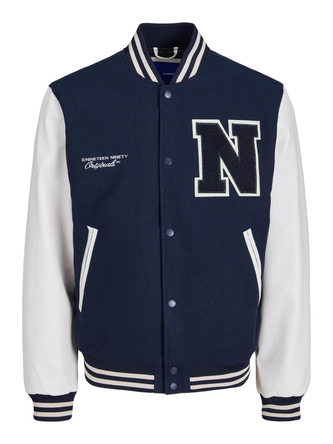 JORCOLLEGE WOOL BLEND BOMBER NOOS Total Eclipse