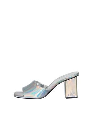 PCLOUISA METALLIC SANDAL SILVER