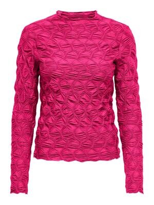 ONLNORA L/S STRUCTURE TOP JRS Fuchsia Purple