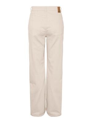 PCHOLLY HW WIDE JEANS COLOUR NOOS BC Whitecap Gray