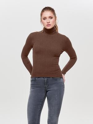 ONLKAROL L/S ROLLNECK PULLOVER KNT NOOS Friar Brown