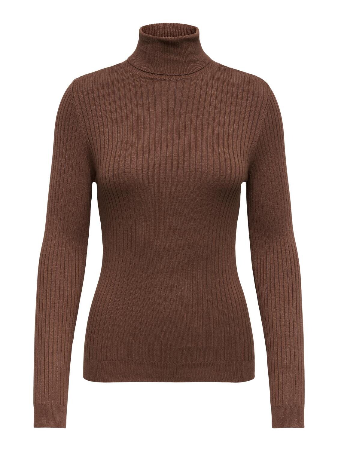 ONLKAROL L/S ROLLNECK PULLOVER KNT NOOS Friar Brown